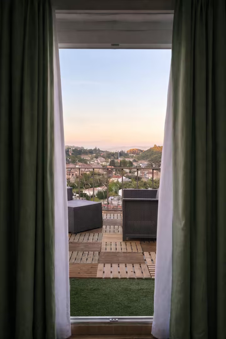 Ouverture du gîte sur sa terrasse